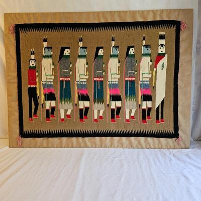 Hand Woven Navajo Rug (BR2-JS)