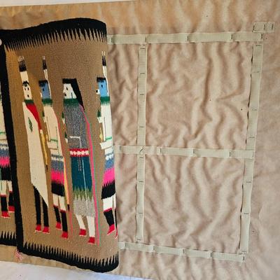Hand Woven Navajo Rug (BR2-JS)