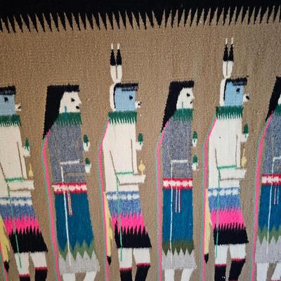 Hand Woven Navajo Rug (BR2-JS)