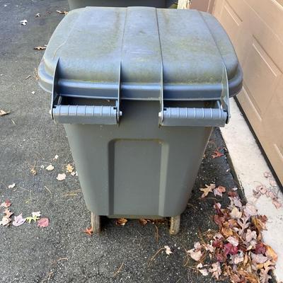Two Rubbermaid Wheeled Garbage Cans (G-MG)