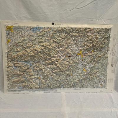 Knoxville Topographical Map & Books From the Region (UH-MG)