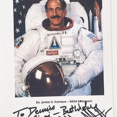 NASA Astronaut Jeffrey A. Hoffman signed photo