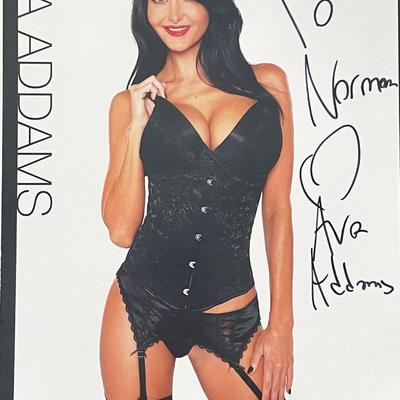 Ava Addams signed photo