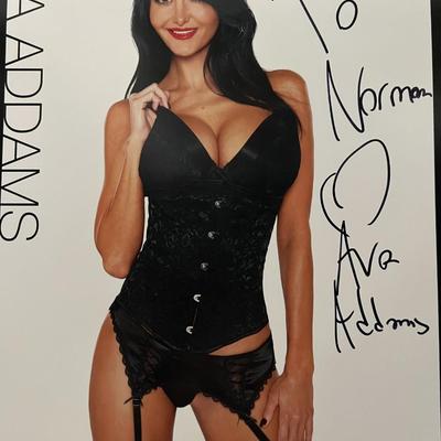Ava Adams signed photo