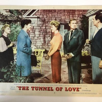 The Tunnel of Love original 1958 vintage lobby card 