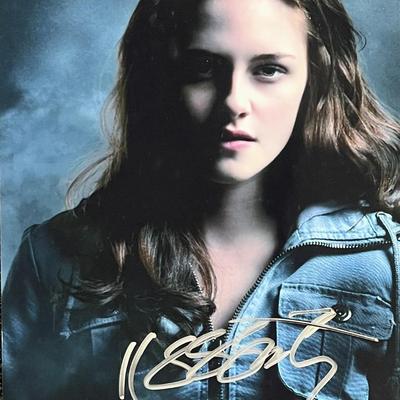 Twilight Kristen Stewart signed movie photo 