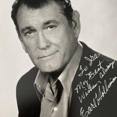 Earl Holliman signed photo