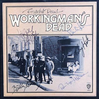 The Grateful Dead Workingman's Dead signed album