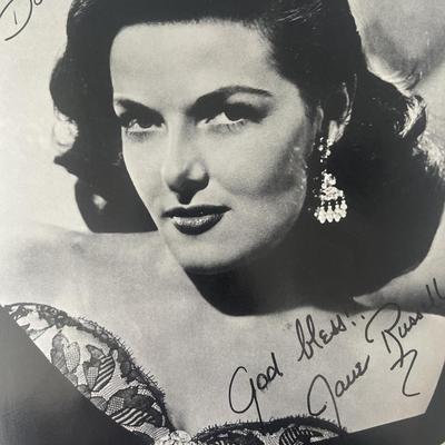 Jane Russell signed photo