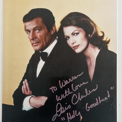 Moonraker Lois Chiles signed movie photo