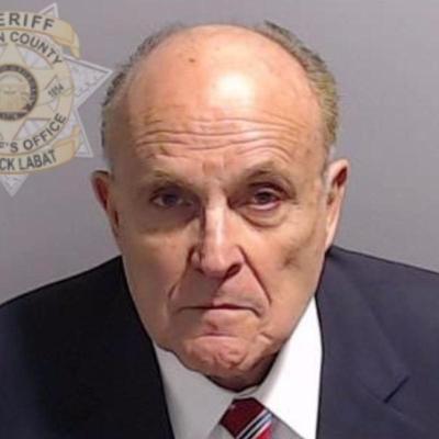 Rudy Giuliani
mugshot photo reprint
