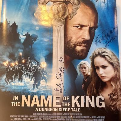 In the Name of the King: A Dungeon Siege Tale signed movie poster