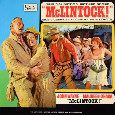 McLintock! signed soundtrack album