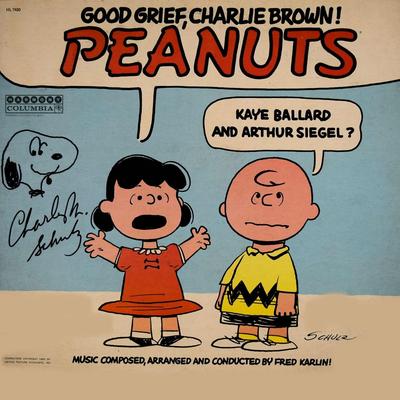 Peanuts Good Grief, Charlie Brown! signed soundtrack album