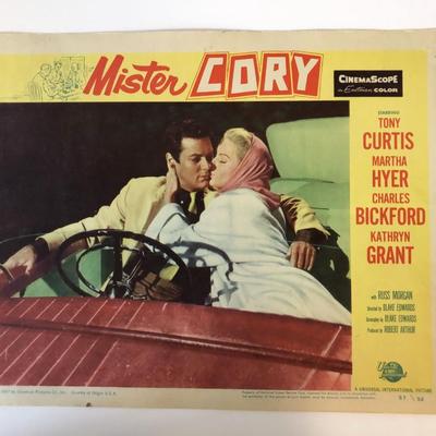 Mister Cory original 1957 vintage lobby card