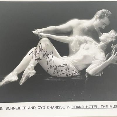 Grand Hotel John Schneider signed photo 