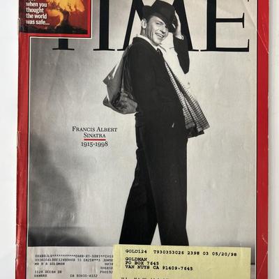 Time Frank Sinatra tribute 1915-1998 magazine 