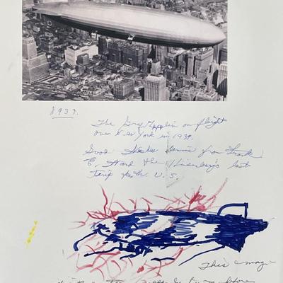 1939 Graf Zeppelin signed photo