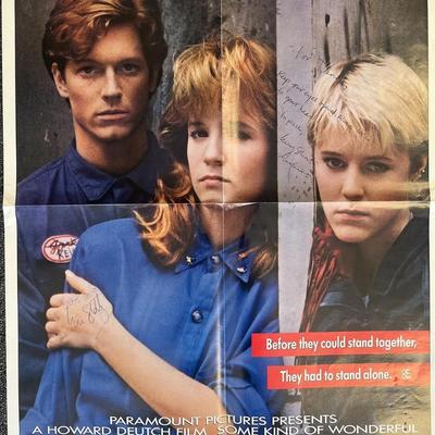Some Kind of Wonderful Eric Stoltz and
Mary Stuart Masterson signed movie poster. GFA Authenticated