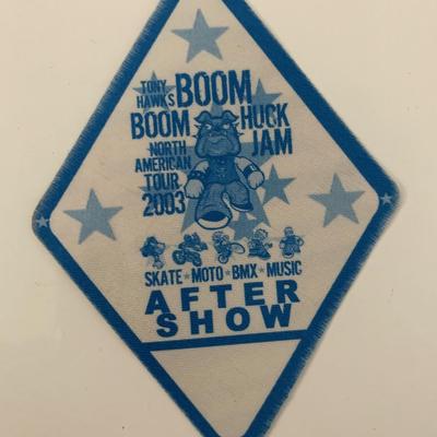 Tony Hawk's Boom Boom HuckJam 2003 After Show Pass