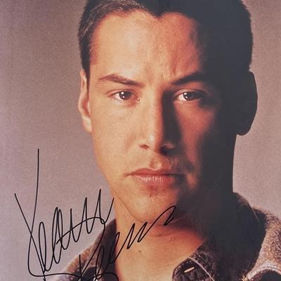 Speed Keanu Reeves signed movie photo 