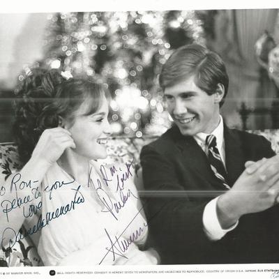 Our Time Pamela Sue Martin and Parker Stevenson Signed Movie Photo
