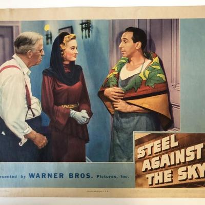 Steel Against the Sky original 1941 vintage lobby card