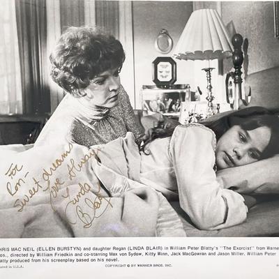 The Exorcist Linda Blair signed movie photo