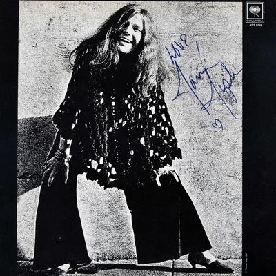 Janis Joplin signed Cheap Thrills album
