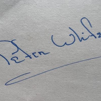 Peter White original signature