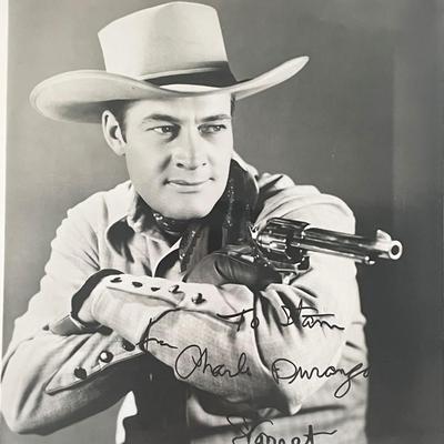 The Durango Kid Charles Starrett signed photo
