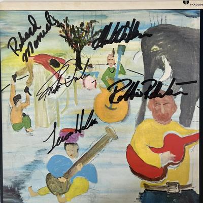 The Band Music From Big Pink signed album 