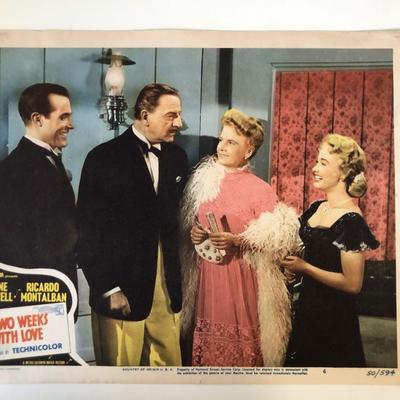 Two Weeks with Love original 1950 vintage lobby card