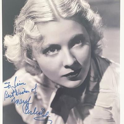 Mary Carlisle signed photo