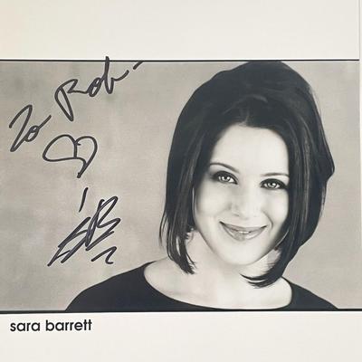 Sara Barrett signed photo
