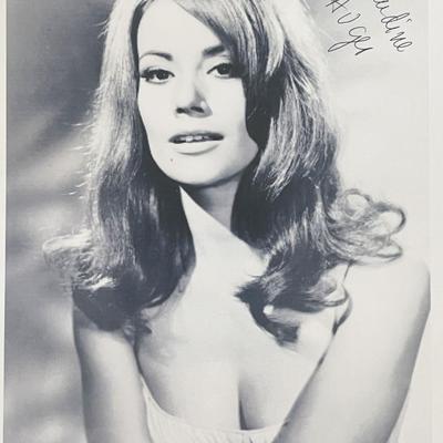 Claudine Auger signed photo