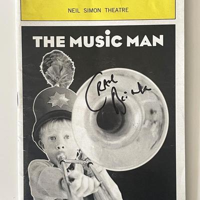 The Music Man Craig Bierko signed playbill