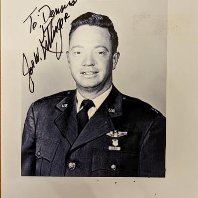 WW2 Pilot Joe W. Kittinger Signed Photo