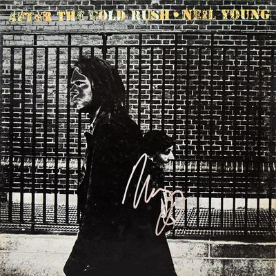 Neil Young After The Gold Rush signed album 