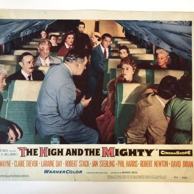 The High and the Mighty original 1954 vintage lobby card