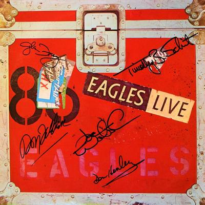 Eagles Live signed album