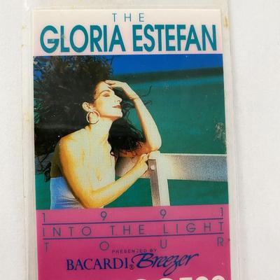 Gloria Estefan 1991 Into the Light Tour All Access Pass