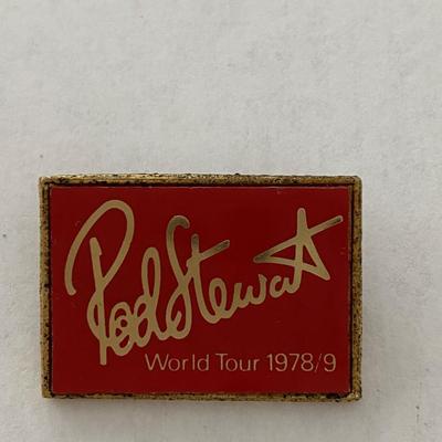 Rod Stewart 1978 /79 world tour vintage pin
