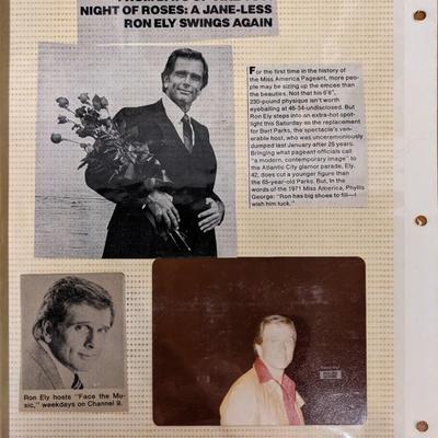 Ron Ely Original Photo Album Page