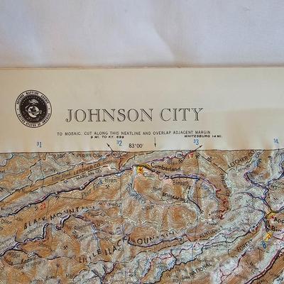 Johnson City Topographical Map & Regional Guides  (UH-JS)