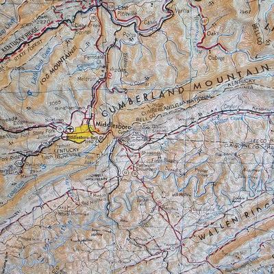 Johnson City Topographical Map & Regional Guides  (UH-JS)