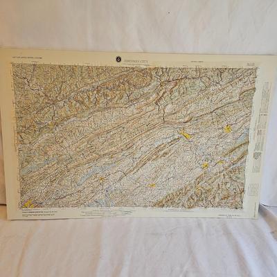 Johnson City Topographical Map & Regional Guides  (UH-JS)