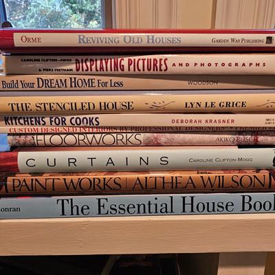 Collection of Design & Decor Books  (UH-JS)