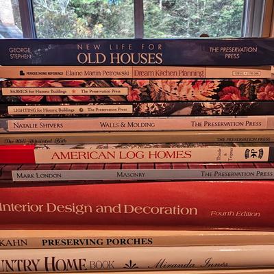 Collection of Design & Decor Books  (UH-JS)