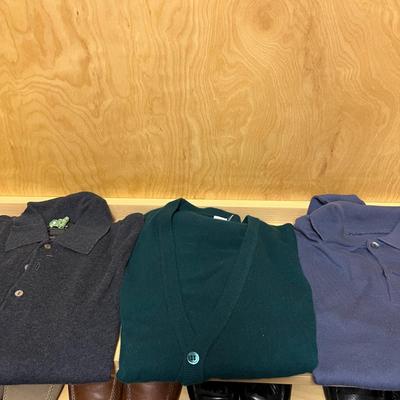 Menâ€™s SZ M/L Neiman Marcus, Brooks Bros. & More Cashmere Etc Sweaters Plus Cardigans (PB-RG)
